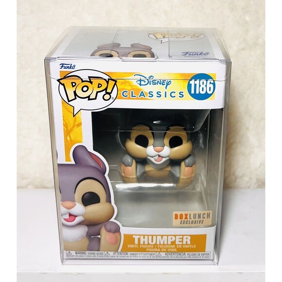 Funko Pop! Disney Classics Thumper Holding Feet #1186 Box Lunch Excl +Protector - Picture 7 of 7